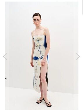 PH5 CALLERY UV REACTIVE MAXI TANK DRESS